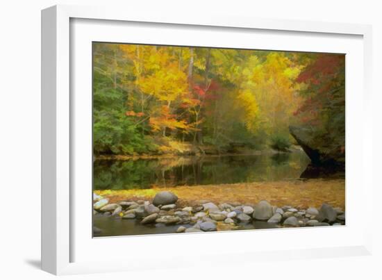 Little River-J.D. Mcfarlan-Framed Photographic Print