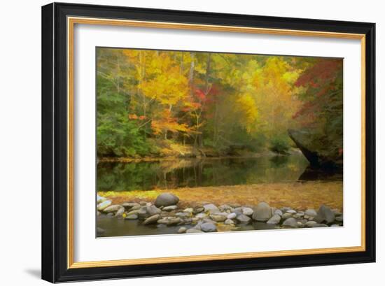 Little River-J.D. Mcfarlan-Framed Photographic Print