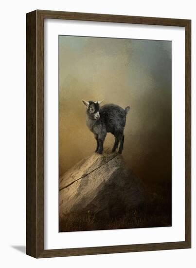 Little Rock Climber-Jai Johnson-Framed Giclee Print