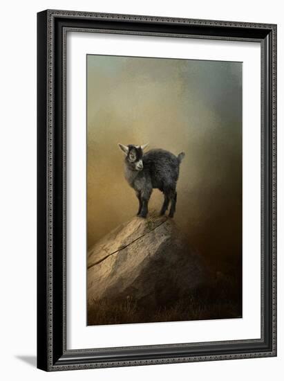 Little Rock Climber-Jai Johnson-Framed Giclee Print