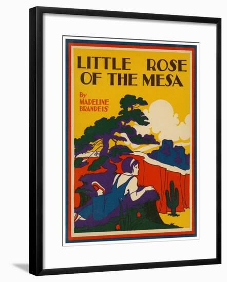 Little Rose Of The Mesa-null-Framed Art Print