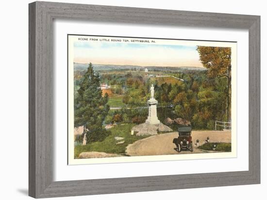 Little Round Top, Gettysburg, Pennsylvania-null-Framed Art Print