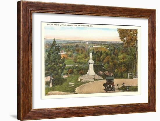 Little Round Top, Gettysburg, Pennsylvania-null-Framed Art Print