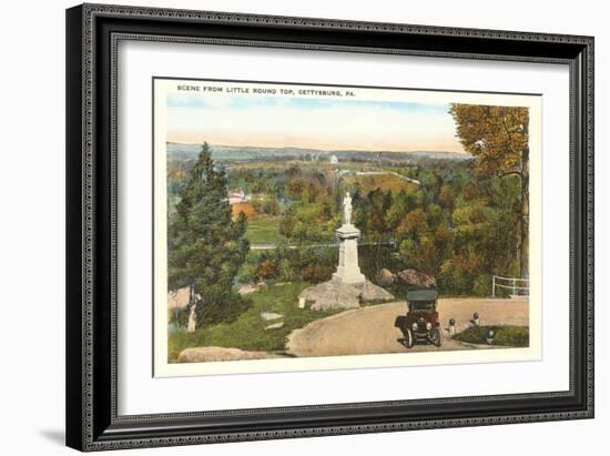 Little Round Top, Gettysburg, Pennsylvania-null-Framed Art Print