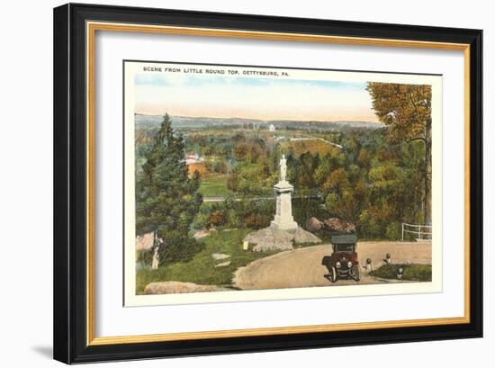 Little Round Top, Gettysburg, Pennsylvania-null-Framed Art Print