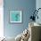 Little Seahorse Blue-Kellie Day-Framed Premium Giclee Print displayed on a wall