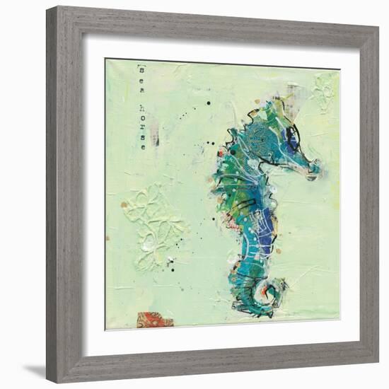 Little Seahorse-Kellie Day-Framed Art Print