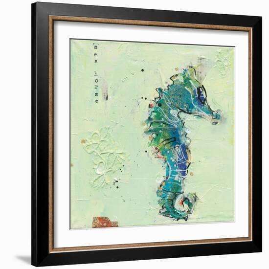 Little Seahorse-Kellie Day-Framed Art Print