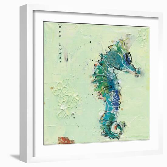 Little Seahorse-Kellie Day-Framed Art Print