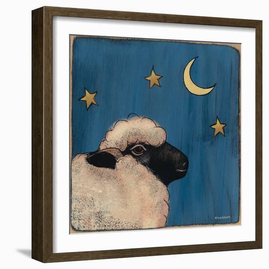 Little Sheep-Lisa Hilliker-Framed Art Print