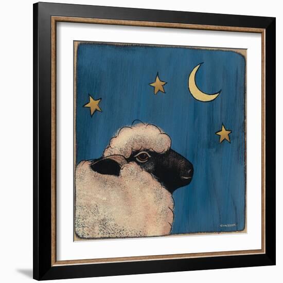 Little Sheep-Lisa Hilliker-Framed Art Print