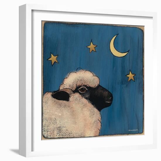 Little Sheep-Lisa Hilliker-Framed Art Print