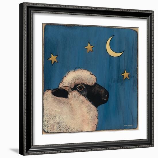 Little Sheep-Lisa Hilliker-Framed Art Print