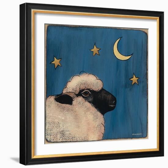 Little Sheep-Lisa Hilliker-Framed Art Print