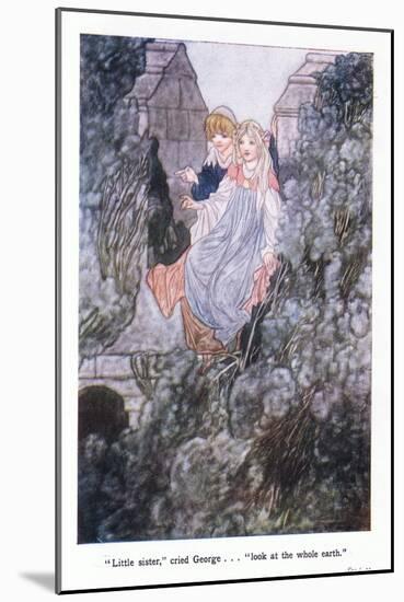 Little Sister, Cried GeorgeLook at the Whole Earth-Charles Robinson-Mounted Giclee Print