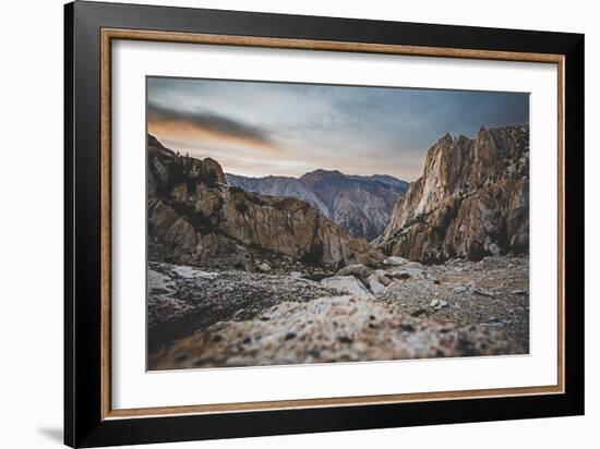 Little Slide Canyon At Dusk, Sawtooth Ridge Area Of The High Sierras, California-Louis Arevalo-Framed Photographic Print