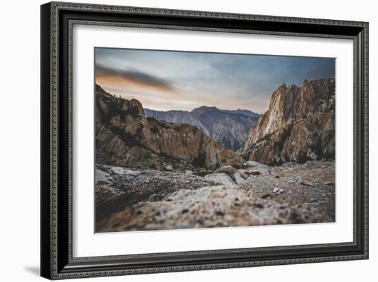 Little Slide Canyon At Dusk, Sawtooth Ridge Area Of The High Sierras, California-Louis Arevalo-Framed Photographic Print