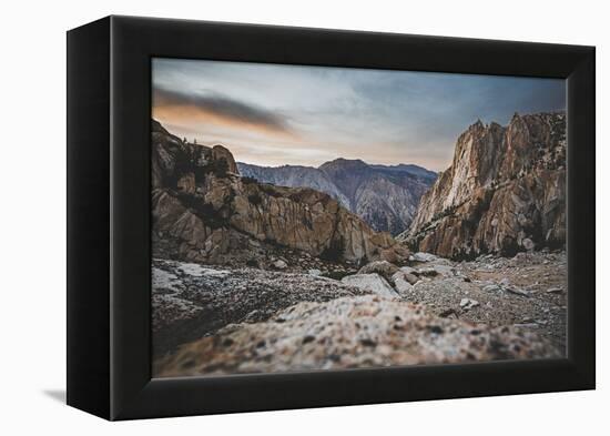 Little Slide Canyon At Dusk, Sawtooth Ridge Area Of The High Sierras, California-Louis Arevalo-Framed Premier Image Canvas