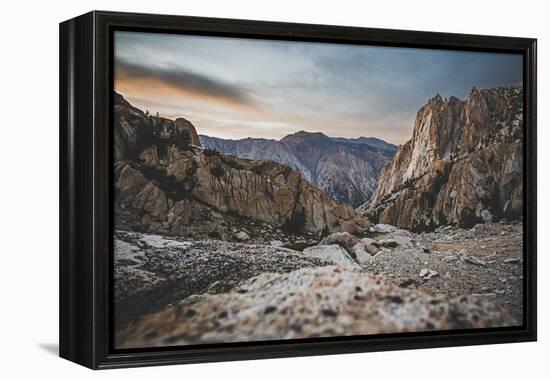 Little Slide Canyon At Dusk, Sawtooth Ridge Area Of The High Sierras, California-Louis Arevalo-Framed Premier Image Canvas