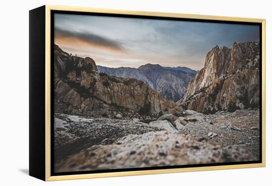 Little Slide Canyon At Dusk, Sawtooth Ridge Area Of The High Sierras, California-Louis Arevalo-Framed Premier Image Canvas