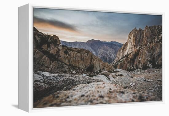 Little Slide Canyon At Dusk, Sawtooth Ridge Area Of The High Sierras, California-Louis Arevalo-Framed Premier Image Canvas