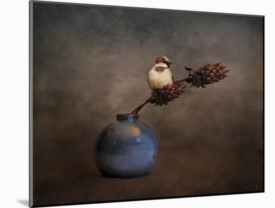 Little Sparrow Friend-Jai Johnson-Mounted Giclee Print