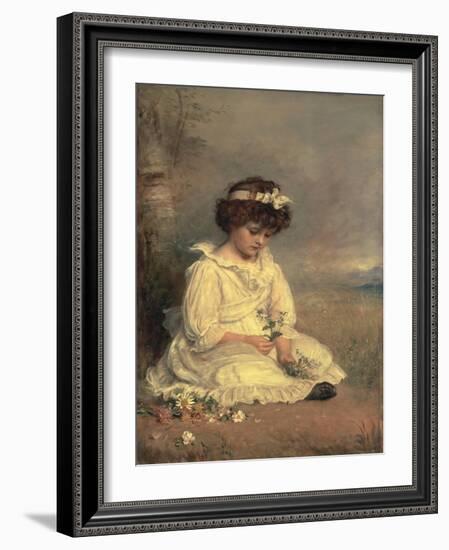 Little Speedwell's Darling Blue, 1892-John Everett Millais-Framed Giclee Print