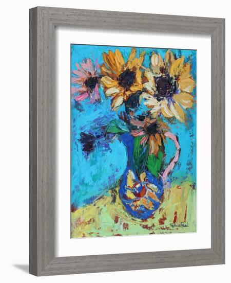 Little Sunflowers-Sylvia Paul-Framed Giclee Print