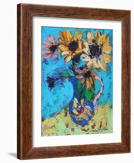 Little Sunflowers-Sylvia Paul-Framed Giclee Print