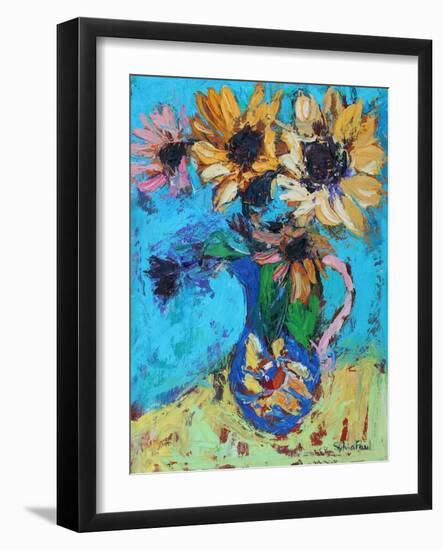 Little Sunflowers-Sylvia Paul-Framed Giclee Print