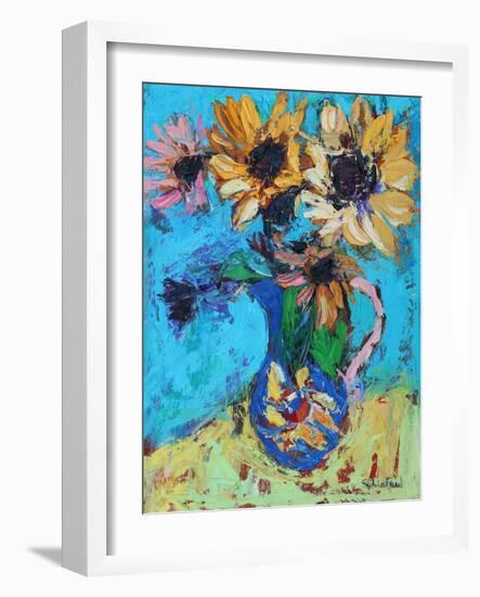 Little Sunflowers-Sylvia Paul-Framed Giclee Print