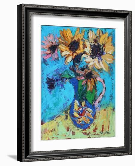 Little Sunflowers-Sylvia Paul-Framed Giclee Print