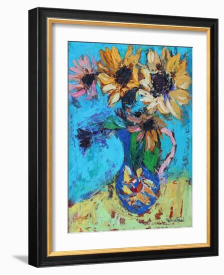 Little Sunflowers-Sylvia Paul-Framed Giclee Print