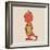 Little T Rex-Designs Sweet Melody-Framed Art Print
