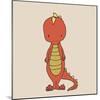 Little T Rex-Designs Sweet Melody-Mounted Art Print