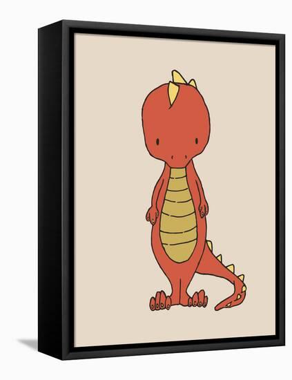 Little T Rex-Designs Sweet Melody-Framed Stretched Canvas