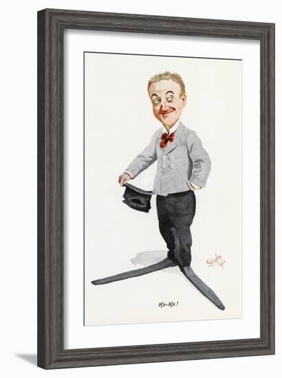 Little Tich (Harry Relph) Music Hall Entertainer-null-Framed Art Print