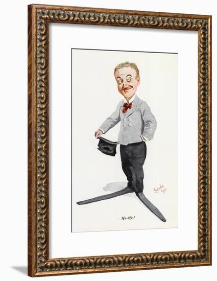 Little Tich (Harry Relph) Music Hall Entertainer-null-Framed Art Print