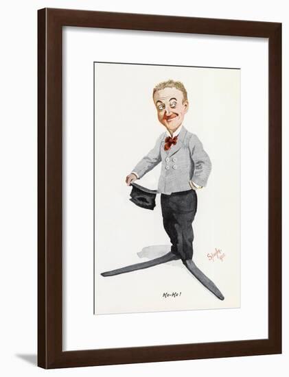 Little Tich (Harry Relph) Music Hall Entertainer-null-Framed Art Print