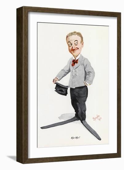 Little Tich (Harry Relph) Music Hall Entertainer-null-Framed Art Print