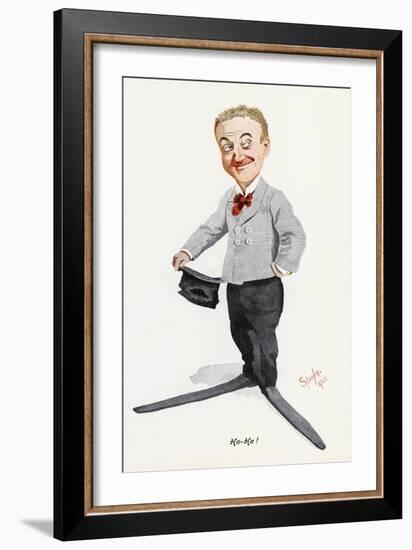 Little Tich (Harry Relph) Music Hall Entertainer-null-Framed Art Print