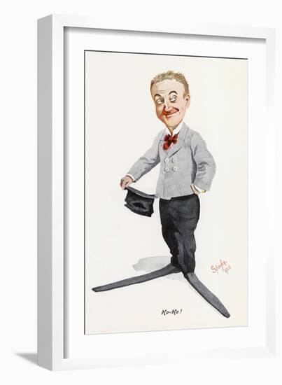 Little Tich (Harry Relph) Music Hall Entertainer-null-Framed Art Print