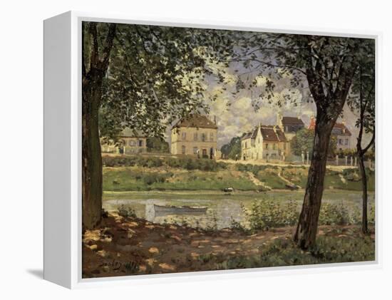 Little Town on the River Seine-Alfred Sisley-Framed Premier Image Canvas