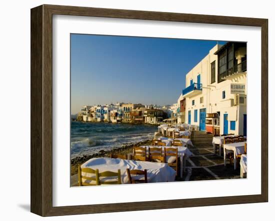 Little Venice, Mykonos, Greece-Bill Bachmann-Framed Photographic Print