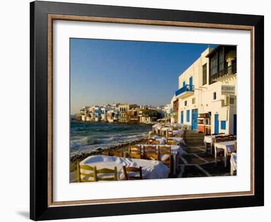 Little Venice, Mykonos, Greece-Bill Bachmann-Framed Photographic Print