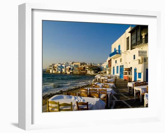 Little Venice, Mykonos, Greece-Bill Bachmann-Framed Photographic Print