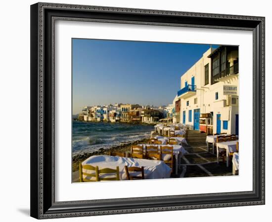 Little Venice, Mykonos, Greece-Bill Bachmann-Framed Photographic Print