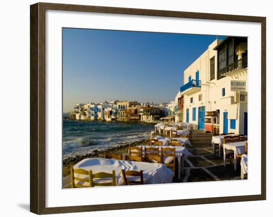 Little Venice, Mykonos, Greece-Bill Bachmann-Framed Photographic Print