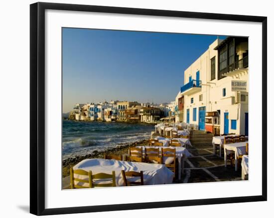 Little Venice, Mykonos, Greece-Bill Bachmann-Framed Photographic Print