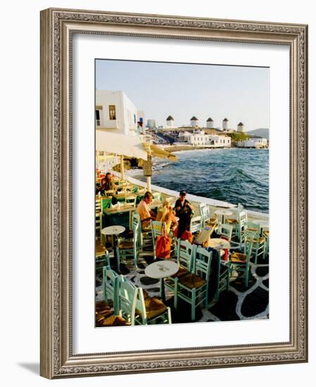 Little Venice, Mykonos, Greece-Bill Bachmann-Framed Photographic Print